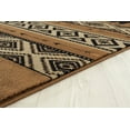 thumbnail image 2 of United Weavers Woodside Area Rug 712 30850 Bear Imprint Brown Paws Arrows 5' 3" x 7' 2" Rectangle, 2 of 3