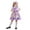 Purple, variant on Girls Oktoberfest Dirndl Dress, Kids Traditional Bavarian Style with Floral Apron and Headscarf, Farm Maid Outfit for Party Wear(Pink,5-6 Years)