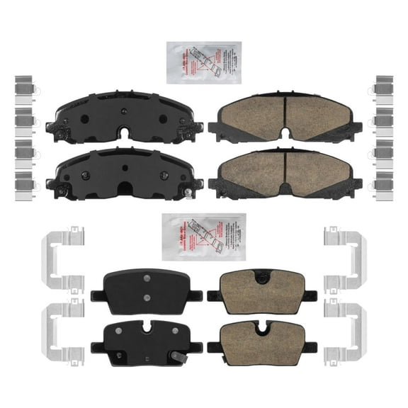 Front & Rear Ceramic Disc Brake Pads Set for GMC Acadia 2021 2022 2023