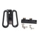 thumbnail image 3 of Adaptador de bloque portador plegable de aleación de aluminio para soporte delantero de bicicleta con tornillos para Negro, 3 of 8