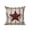 Brow Red, variant on Outdoor Pillows Waterproof, Texas Star Vintage Bedding Throw Pillows with Insert for Couch Sofa Bed, Brown Checkered Berry Farmhouse 16x16 Inch Pillowcases Decorative Camping Patio Pillow Set of 1