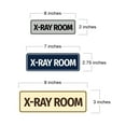 thumbnail image 4 of Standard X-Ray Room Sign (Ivory/Dark Brown) - Small, 4 of 5