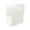 White, variant on Cheese Container With Flip Lid Clear Storage Box Airtight Fridge Butter Sliced Cheese Keeper For Fruit Vegetable Snack Refrigerator(White-10.5Cm)