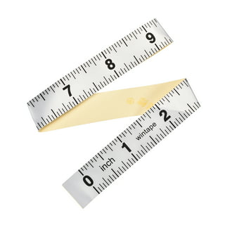 PeelnStick Removable Ruler Tape Imperial + Metric, 1/2 in x 10 yds