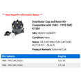 thumbnail image 2 of Distributor Cap and Rotor Kit - Compatible with 1988 - 1995 GMC K1500 1989 1990 1991 1992 1993 1994, 2 of 3