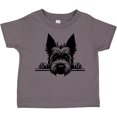 thumbnail image 3 of Inktastic Peeking Scottish Terrier Boys or Girls Toddler T-Shirt, 3 of 5