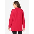 thumbnail image 2 of Woman Within Plus Size French Terry Quarter-Zip Sweatshirt, 2 of 6