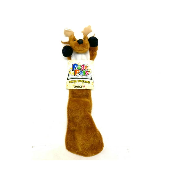 Ganz Animals Plush Bookmark Reindeer Page Pals