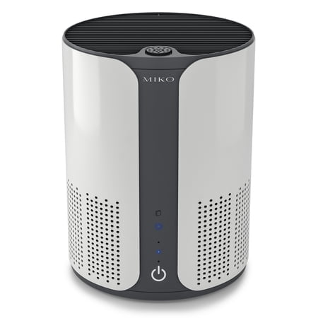 Miko Home Air Purifier with Multiple Fan Speeds, Time, True HEPA Filter to
