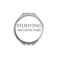 thumbnail image 1 of Phrase Courte Étude Architecture Miroir Compact Rond Portable de Poche, 1 of 3
