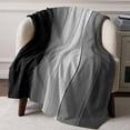 thumbnail image 6 of Farmhouse Rustic Wood Throw Blankets, Black Grey Soft Fleece Blanket Decorative for Home Sofa Couch Chair Living Bedroom, 32x48 Inches,, 6 of 8