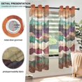 thumbnail image 3 of Yayeee Window Curtains Light Filtering 63"x42" Grommet Panel Pair Home Living Room Decor, Artistic Desert Waves, 3 of 7