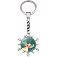 thumbnail image 1 of Yazoeia Key Ring 2 Pieces Of Christmas Snowflake Keychain, Backpack, Handbag, Satchel Keychain CJC912-199505, 1 of 5