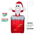 thumbnail image 2 of Animated Christmas Inflatable Jack Skellington in Chimney, 2 of 5
