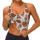 thumbnail image 3 of Balery Pinecone Autumn Pattern Sujetadores deportivos con espalda cruzada para mujer, acolchados, sin costuras, de alto impacto, ideales para yoga, gimnasio, entrenamiento y fitness.-Large, 3 of 8