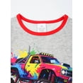 thumbnail image 5 of ATAIKU Toddler Boy Truck Pajamas Set Kids Long Sleeve Tee and Pants Sleepwear Baby Boy Pjs Jammies 1-12Y, 5 of 12