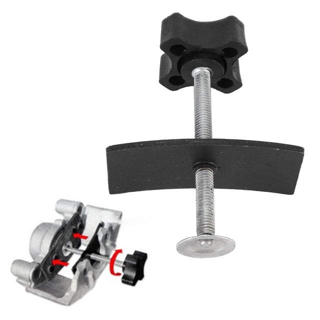 Herramienta para pistón de freno, kit de rebobinado de pinza de disco de trinquete para automóvil duradero, separador de pistón de freno, diseño de última generación