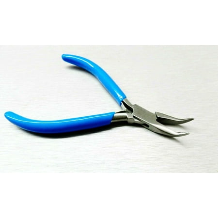 

Plier Bent Nose Smooth Tips Slim Line Jewelry Hobby Wire Work Pliers 7 Series