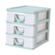 thumbnail image 2 of Caja de almacenamiento de cajones pequeños Organizador de ropa Organizador versátiles de escritorio Accesorios de escritorio Organizador de escritorio Verde, 2 of 8