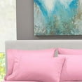 thumbnail image 3 of Juego de ropa de cama con bolsillo extra profundo para dormitorio, hogar, apartamento, dormitorio, hotel, oficina, interior, rosa, microfibra, tamaño king, 6 piezas, 3 of 5