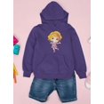 thumbnail image 3 of Pop Star Girl Singing Hoodie Juniors -Image by Shutterstock,  Small, 3 of 4