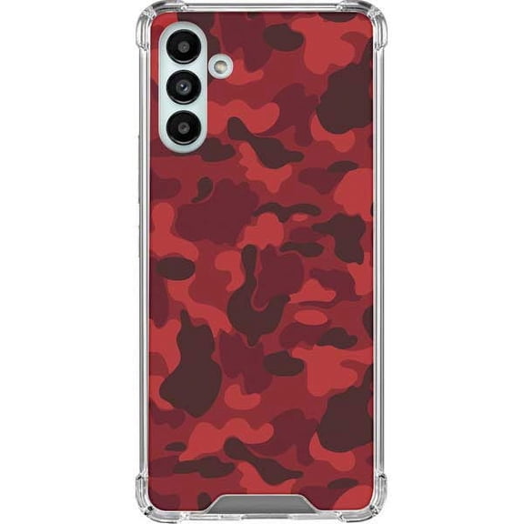 Skinit Camouflage Red Street Camo Galaxy A13 5G Clear Case