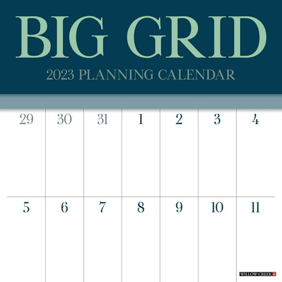 Large Grid Calendar