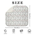 thumbnail image 4 of Christmas Forest Pattern Dish Drying Mat for Kitchen 1 Pack, Ultra Absorbent Microfiber Dishes Drainer Mats,16x18in(41x46cm), 4 of 6