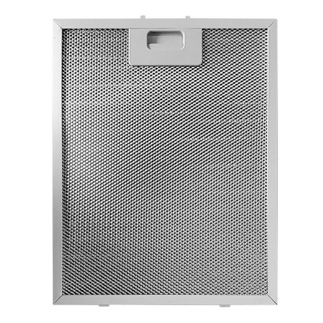MYG for Range Hood Filter 340x280x9mm Stainless Steel Oil Baffle Screen 5-Layer Aluminized Grease Filtration System Replacement Accessory for Kitchen Exhaust Vent