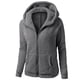 thumbnail image 1 of Abrigo informal con capucha y manga larga para mujer, chaqueta con capucha, suéter de invierno, abrigo cálido de lana con cremallera, abrigo de manga larga para mujer, 1 of 7