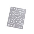 thumbnail image 2 of XWSHYW Pegatinas de Uñas Pegatinas 5D para Decoración de Uñas, Pegatina Blanca para Uñas, Pegatina Autoadhesiva para Decoración de Uñas, 2 of 2