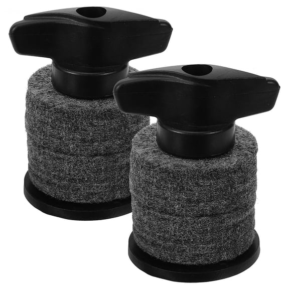 Tineasur 2 Sets Drum Stand Cymbal Sleeves Felt Pads for Easy Installation