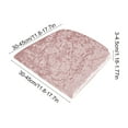 thumbnail image 3 of Polyester Chair Covers Stretch Velvet Stool Cover with Straps Elastic Fleece Bench Cover Solid Pink Universal Chair Seat Cover(1Pcs) JASKFLY, 3 of 9