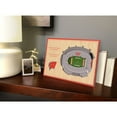 thumbnail image 2 of Wisconsin Badgers 14'' x 10.5'' 3D StadiumViews Desktop Display, 2 of 4