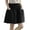 Black, variant on Sunshuilll High Waisted Elastic Pockets Shorts, Women's