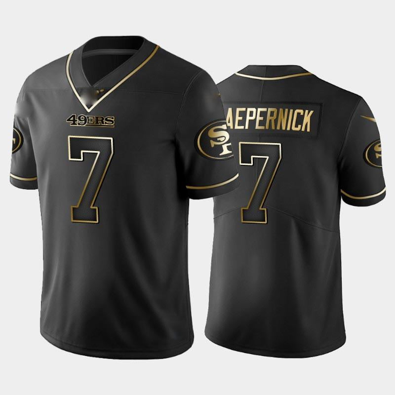 black and gold 49ers jersey