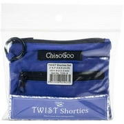 ChiaoGoo 7230-S 2 & 3 in. Twist Steel Short Mini Interchangable Set, Size US 4-8