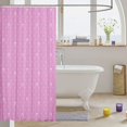 thumbnail image 3 of Manfei Cartoon Cute Bow Shower Curtain 72Wx84L,Cute Coquette Bowknot Bathroom Shower Curtain, 3 of 5