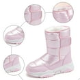 thumbnail image 6 of BOBOGOJP Boys Girls Toddler Snow Boots Waterproof Slip Resistant Outdoor Kids Winter Shoes Pink for Size 26, 6 of 8