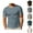 Dark Blue, variant on Mens Workout Shirts Summer Quick Drying Lightweight Breathable Cooling Gym T-Shirt Athletic Running Shirts for Men
