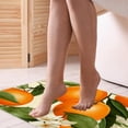 thumbnail image 4 of Tangerine Non-Slip Polyester Door Mat Floor Mats Bath Rugs Machine Washable, 4 of 6