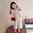 thumbnail image 5 of Bovxnpu Girls Summer Clothing Sets Girls Sleeveless Pants Princess Outfit Set, 5 of 5