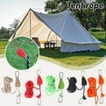 thumbnail image 2 of SharkTRUE Outdoor Camping Canopy Wind Rope Tensioner Thick Reflective Tent Buckle Fixed Pulley Wind, 2 of 8