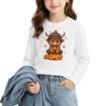thumbnail image 4 of Zorckvet Girls' Cotton Round Neck T-Shirts for Kids, 4 of 6