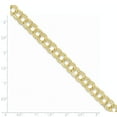 thumbnail image 3 of 10K Yellow Gold bracelet Charm 8 in mm Triple Link, 3 of 3