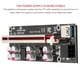 thumbnail image 3 of Ver009S Puls 8 Pci-E A Pcie 1X A 16X Tarjeta Elevadora Fuente De Alimentación 6Pin 3 En 1 Tarjeta Extensora Con Cable Usb 3.0 Para Tarjeta Gráfica De Video Serendint EL012037-00, 3 of 6