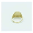 thumbnail image 4 of Large Shiny Signet Unisex Adult Ring Real Solid 10K Yellow Gold, 2.94 Gr - Goldum NYC, 4 of 7