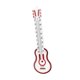 thumbnail image 1 of Termómetro higrómetro para guitarra temperatura y humedad ligero portátil para el cuidado de instrumentos Strade Fareast Limited, 1 of 8