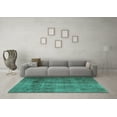 thumbnail image 3 of Ahgly Company Indoor Rectangle Persian Turquoise Blue Traditional Area Rugs, 3' x 5', 3 of 4