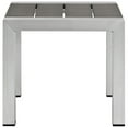thumbnail image 6 of Modern Contemporary Urban Design Outdoor Patio Balcony Three PCS Sectional Sofa Set, Grey Gray, Aluminum, 6 of 6